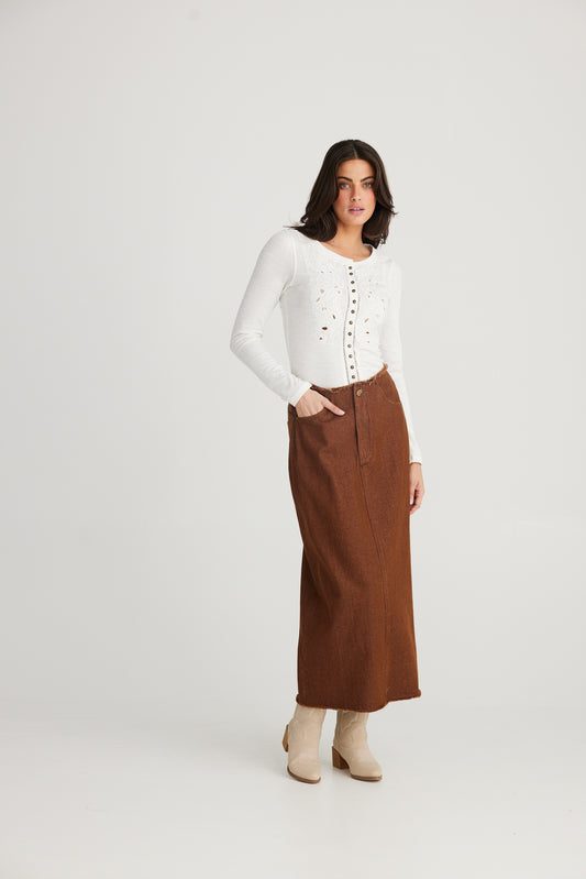 Talisman - Macey Skirt Pecan | TA24095-1