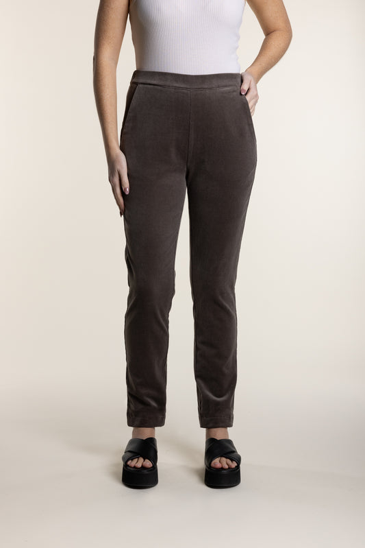 Two T's - Baby Cord Pant Clove | 2748