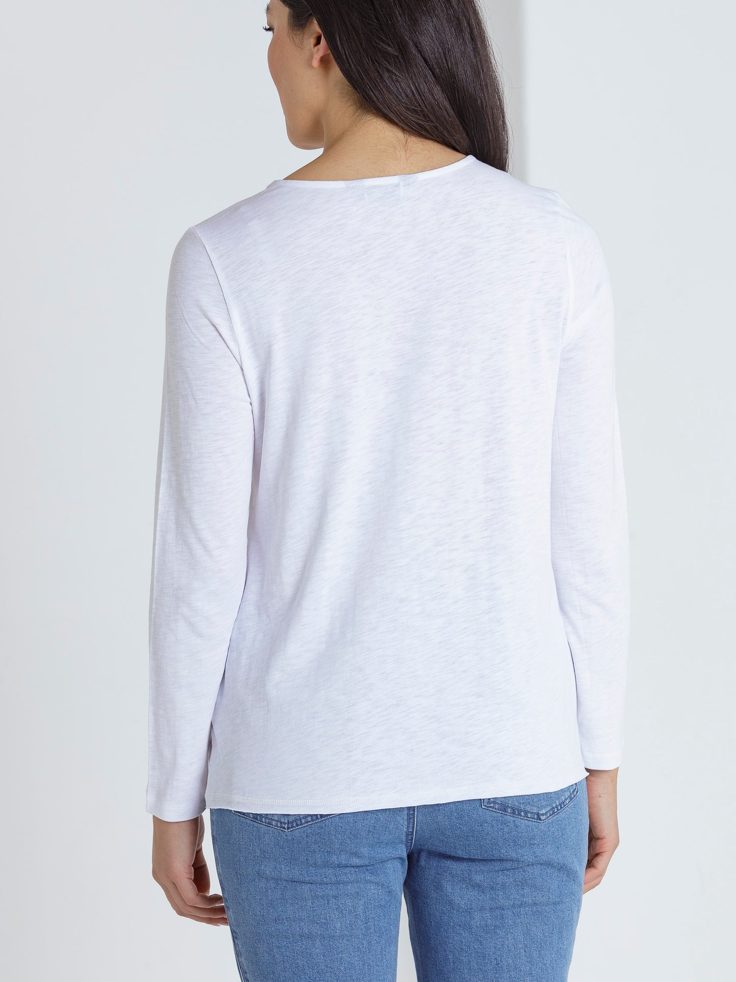 Marco Polo L/S Essential Tee White | MP37378