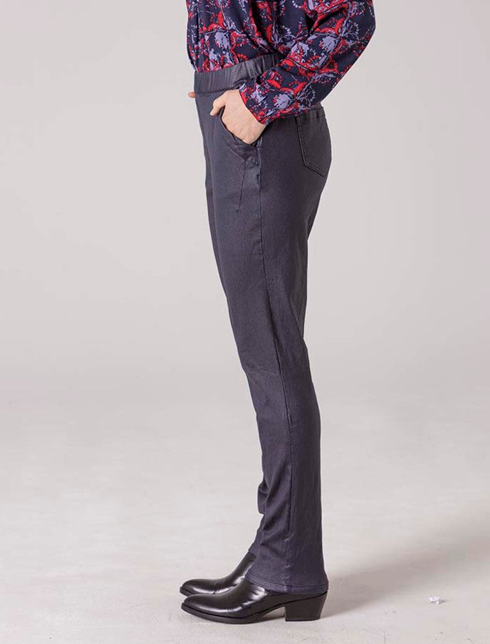 Yarra Trail Coated Pant Navy | YT8871