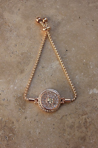 Baobab - Fine Bracelet 1 Stone: Rose Gold | BF1R