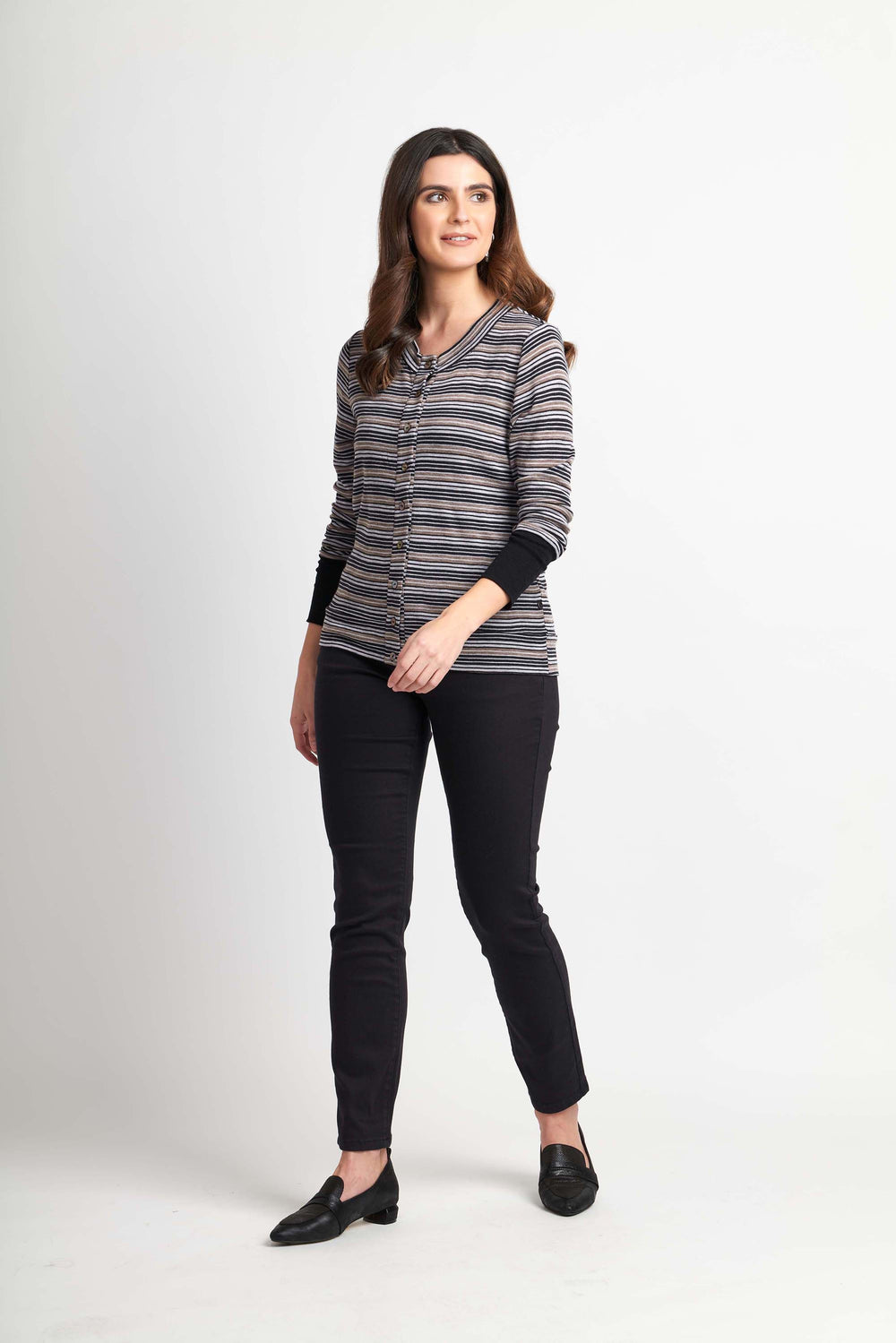 FOIL LOU LOU SKINNY JEAN | True Black FO5026